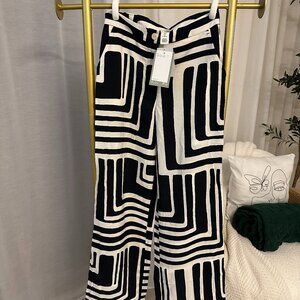 Pattern Pants - Wide-leg Pants